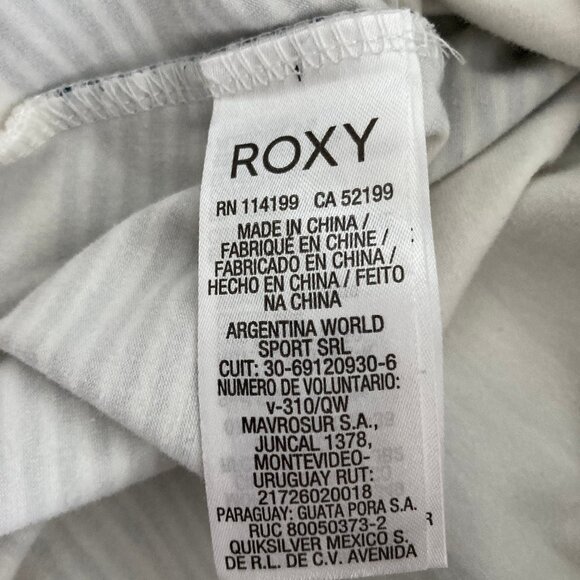 Roxy Ocean Stripe High Low Tulip Midi Skirt Medium - Picture 9 of 9